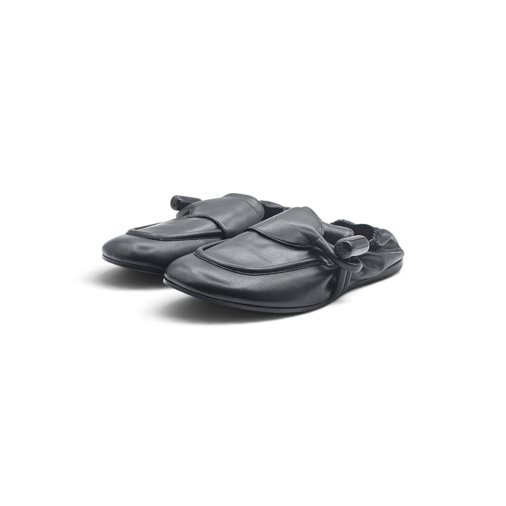 LOEWE Toggle Moccasin Loafer Shiny Smooth Calfskin Black L815290X20 - NWB $1200